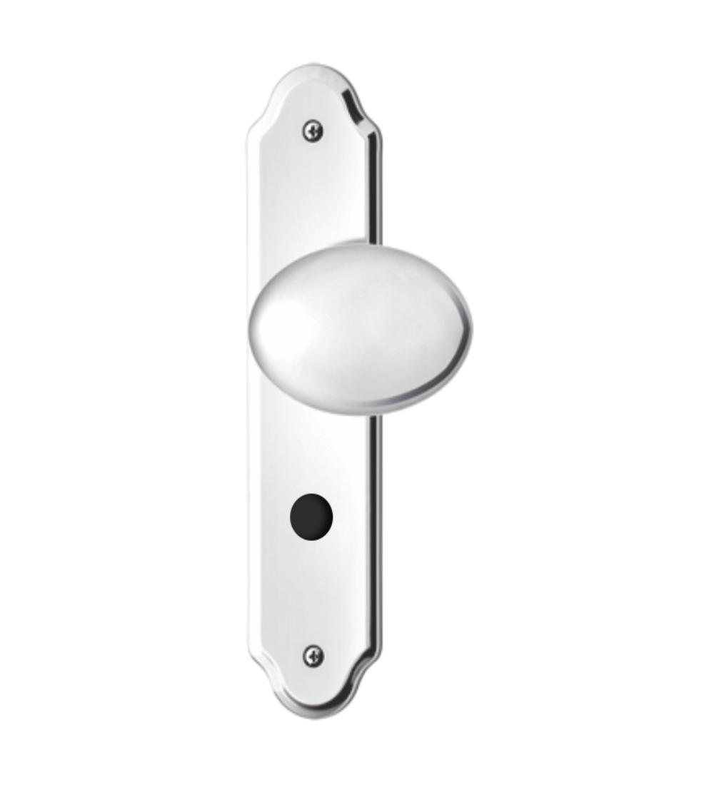 CERRADURA FIT POMO CROMADA Papaiz MZ-580 BAÑO